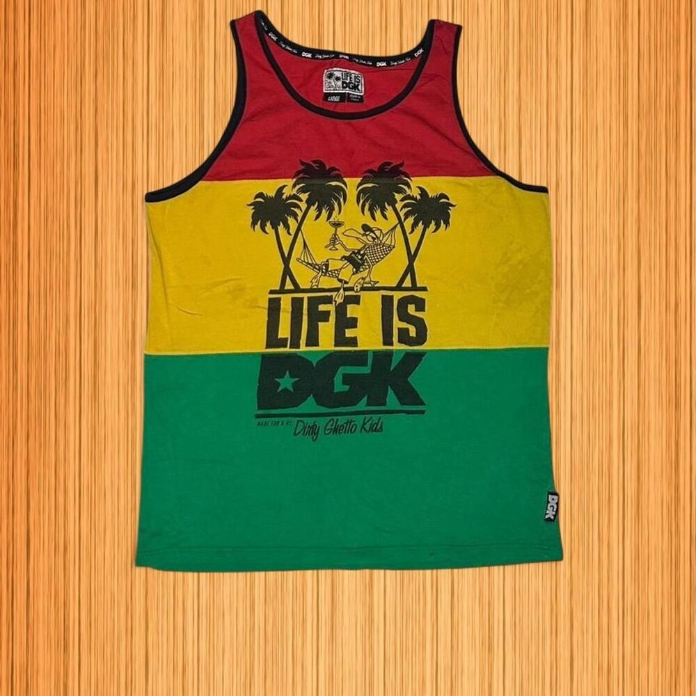 DGK “Life Is DGK” Rasta Tank Top